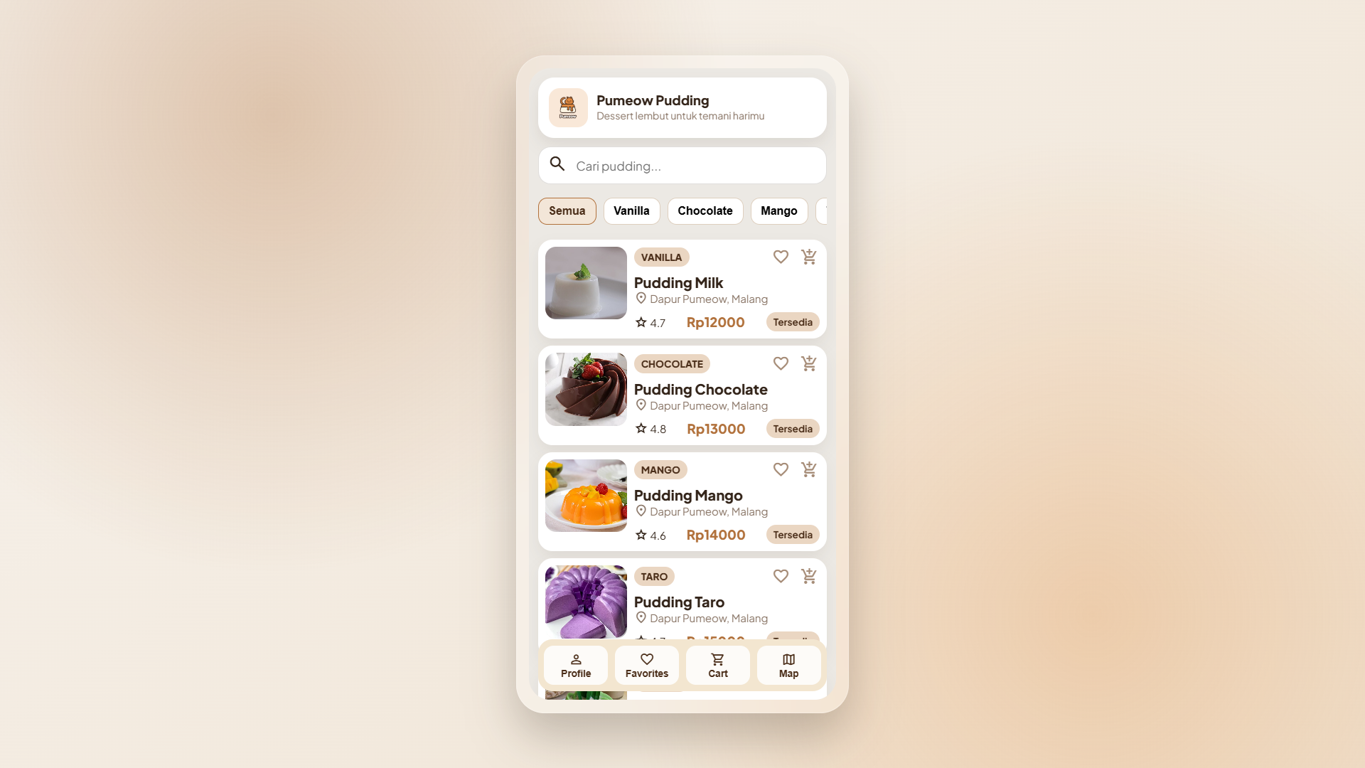 Flutter app preview